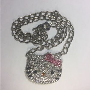 Hello Kitty Crystal Necklace